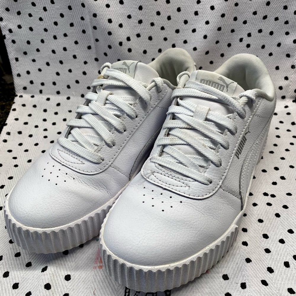 Puma Carina Leather Women’s Sneakers - worn once